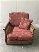 Lot 148 - AN ERCOL CONSERVATORY SUITE