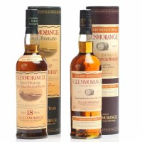 Lot 1051 - GLENMORANGIE AGED 18 YEARS Highland Single...