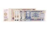 Lot 515 - A COLLECTION OF UNCIRCULATED NOTES