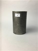 Lot 387 - A CHINESE PEWTER CADDY