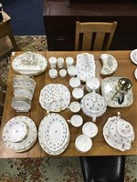Lot 388 - A ROYAL TUSCAN PART DINNER SERVICE