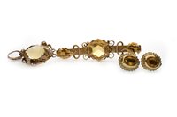 Lot 33 - A VICTORIAN BROOCH, PENDANT AND EARRINGS