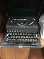Lot 468 - A LOT OF TWO VINTAGE TYPEWRITERS
