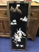Lot 441 - A LOT OF ASIAN LACQUERED PANELS