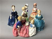 Lot 485 - LOT OF FIVE DOULTON FIGURES OF CHILDREN