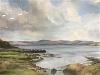 Lot 508 - THE OLD PIER, CARSAIG, BY D.P. MCVEAN