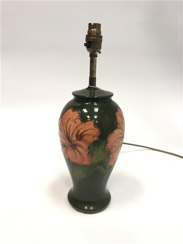Lot 1362 - A MOORCROFT LAMP BASE