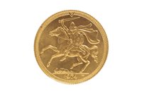 Lot 508 - A GOLD ISLE OF MAN SOVEREIGN, 1974
