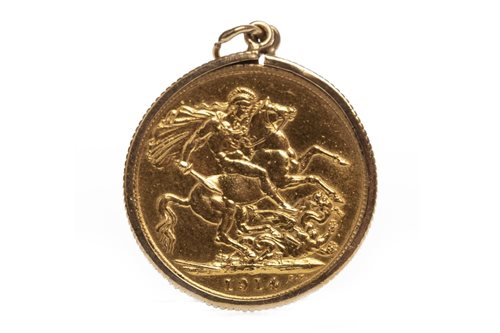 Lot 505 - A GOLD SOVEREIGN, 1914