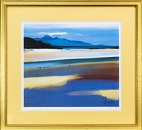 Lot 519 - RHUM FROM ARISAIG, A SIGNED LIMITED EDITION LITHOGRAPHIC PRINY BY PAM CARTER