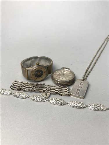 Lot 42 - A COLLECTION OF WATCHES AND SILVER JEWELLERY