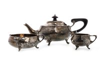 Lot 828 - AN ARTS AND CRAFTS SILVER TEA SERVICE