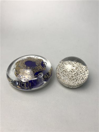 Lot 48 - A CAITHNESS PIXIE GLASS PAPERWEIGHT AND OTHER PAPERWEIGHTS