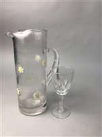 Lot 73 - A PAIR OF EDINBURGH CRYSTAL GLASSES AND OTHER GLASSWARE