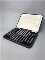 Lot 95 - A LOT OF TWO SILVER CUTLERY SETS