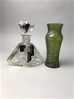 Lot 99 - A GROUP OF LATE 19TH CENTURY AND ART DECO GLASS