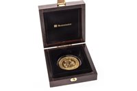 Lot 532 - A NINE CARAT GOLD REPLICA HENRY VIII GOLD PROOF COIN