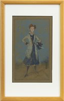 Lot 544 - THE BLUE GIRL, A LITHOGRAPH BY JAMES ABBOTT MCNEILL WHISTLER