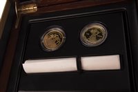 Lot 567 - A GOLD PROOF TWO COIN SET
