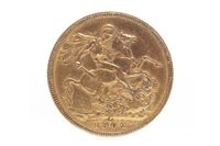 Lot 573 - A GOLD SOVEREIGN, 1902