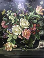 Lot 203 - FLORAL STILL LIFE, BY CONSTANCE COOPER