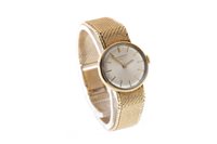Lot 801 - A LADY'S LONGINES GOLD WATCH