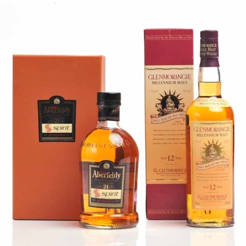 Lot 1138 - ABERFELDY 'SPIRIT' AGED 21 YEARS Highland