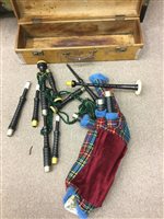 Lot 1495 - A SET OF HIGHLAND BAGPIPES BY P. HENDERSON