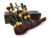 Lot 1496 - A SET OF HIGHLAND BAGPIPES BY J. WILLIAMSON, GLASGOW
