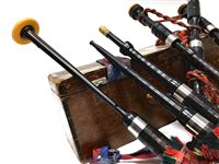 Lot 1429 - A SET OF HIGHLAND BAGPIPES BY McLEOD, FORFAR