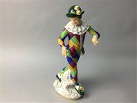 Lot 309 - A ROYAL DOULTON FIGURE OF HARLEQUIN