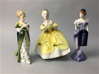 Lot 316 - A LOT OF THREE ROYAL DOULTON FIGURES