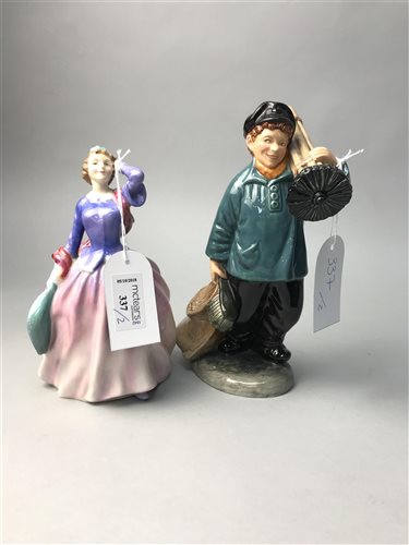 Lot 337 - A LOT OF TWO ROYAL DOULTON FIGURES