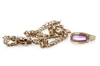 Lot 7 - A GOLD CHAIN NECKLACE