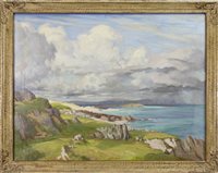 Lot 608 - SUNSHINE AND SHOWER, IONA, BY FRANC P MARTIN