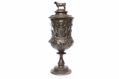 Lot 306 - VICTORIAN SILVER AGRICULTURAL TROPHY CUP maker...