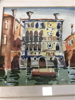 Lot 73 - A PAIR OF VENETIAN SCENES BY CONTEMPORARY SCHOOL