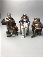Lot 231 - A LOT OF THREE ROYAL DOULTON FIGURES