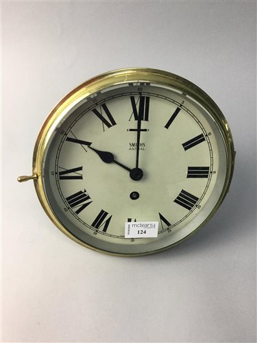Lot 124 - A SHIP'S CLOCK BY SMITHS