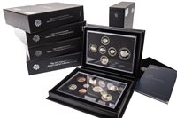 Lot 603 - A LOT OF FIVE ANNUAL PROOF COINAGE SETS