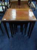 Lot 179 - A NEST OF TABLES