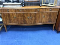 Lot 166 - A MAHOGANY DINING SUITE