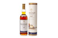 Lot 1228 - MACALLAN 1981 18 YEARS OLD