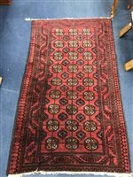 Lot 239 - A LOT OF TWO 20TH CENTURY WOOL RUGS