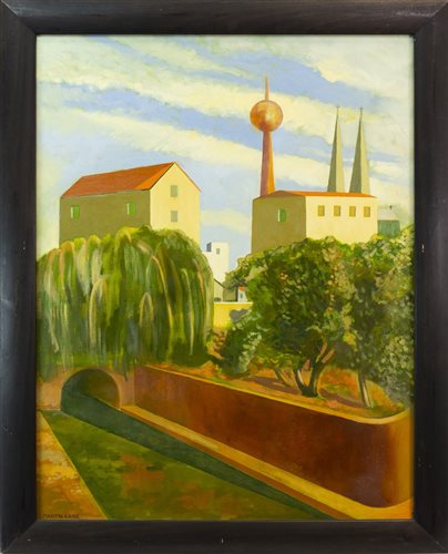 Lot 26 - AFTERNOON IN BERLIN, AN OIL ON CANVAS BY MARTIN KANE