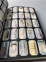 Lot 263 - A LOT OF SIX ALBUMS OF CIGARETTE CARDS