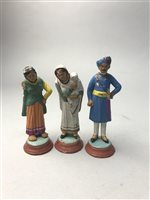 Lot 179 - A LOT OF FIGURES IN INDIAN DRESS