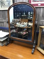 Lot 163 - A VICTORIAN DRESSING TABLE MIRROR