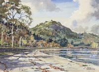 Lot 465 - INVERARY BRIDGE, A WATERCOLOUR BY STIRLING GILLESPIE