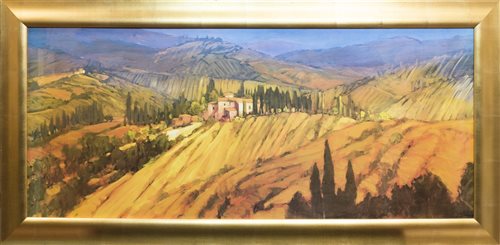 Lot 44 - A TUSCANY VIEW, BY PHILIP CRAIG